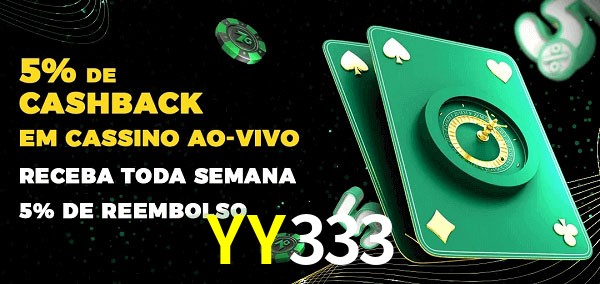 Promoções do cassino ao Vivo YY333